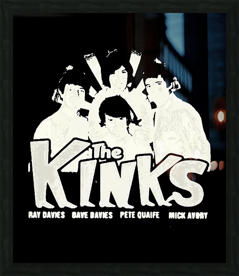 Kinks 52 Picture Frame print