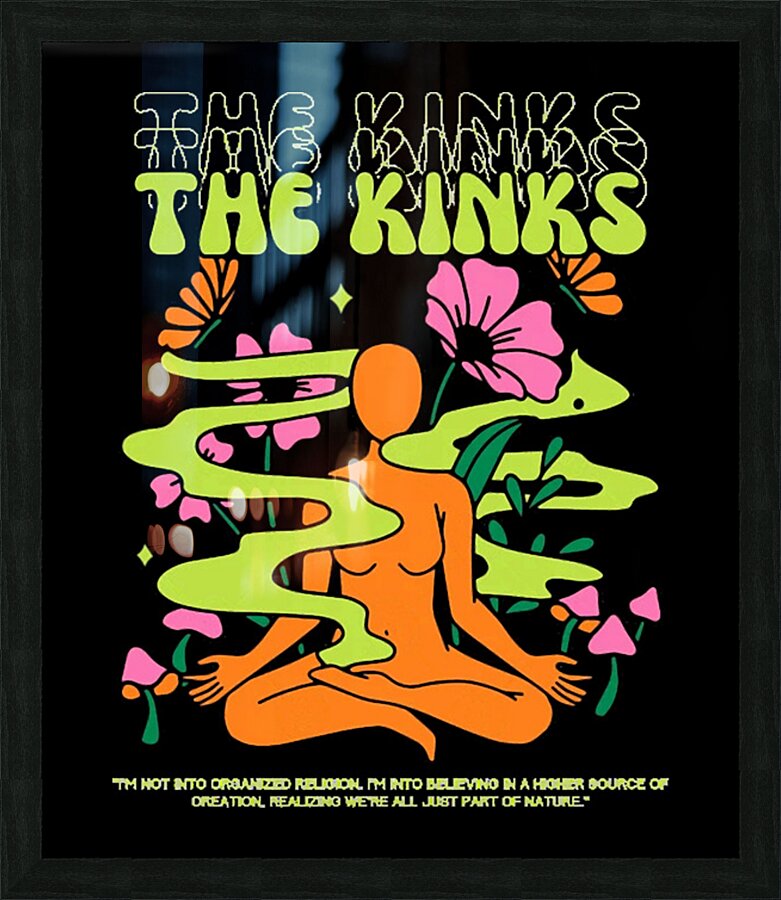 Kinks 53 Picture Frame print