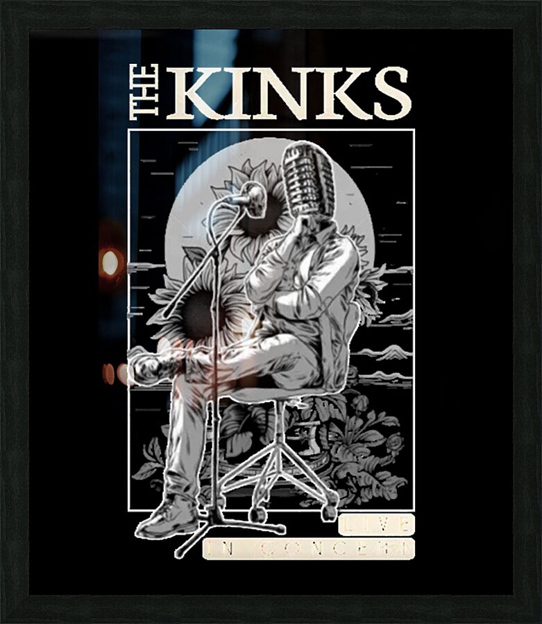Kinks 54 Picture Frame print