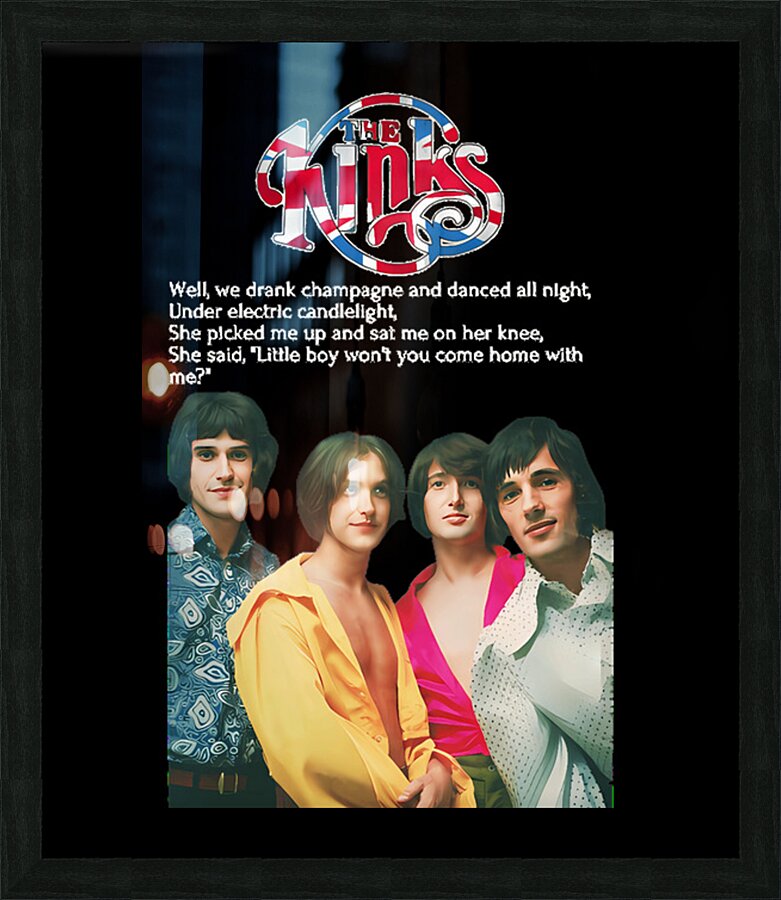 Kinks 56 Picture Frame print