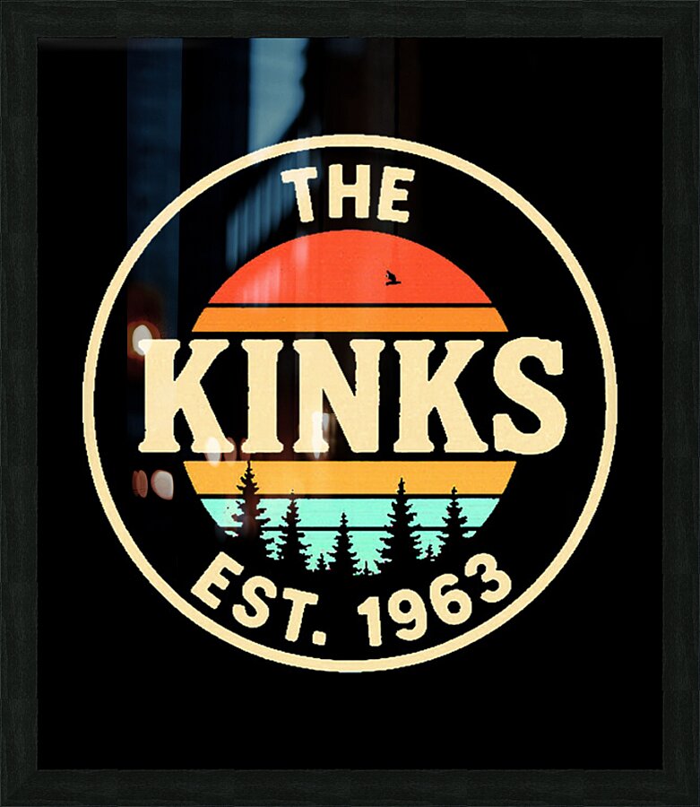 Kinks 61 Picture Frame print