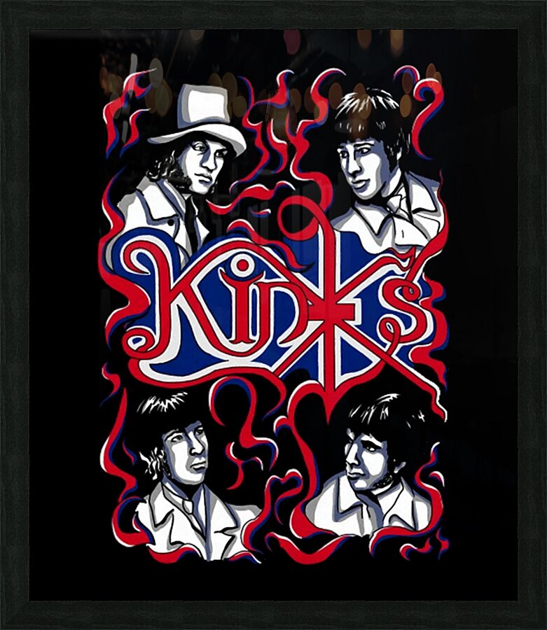 Kinks 10 Picture Frame print