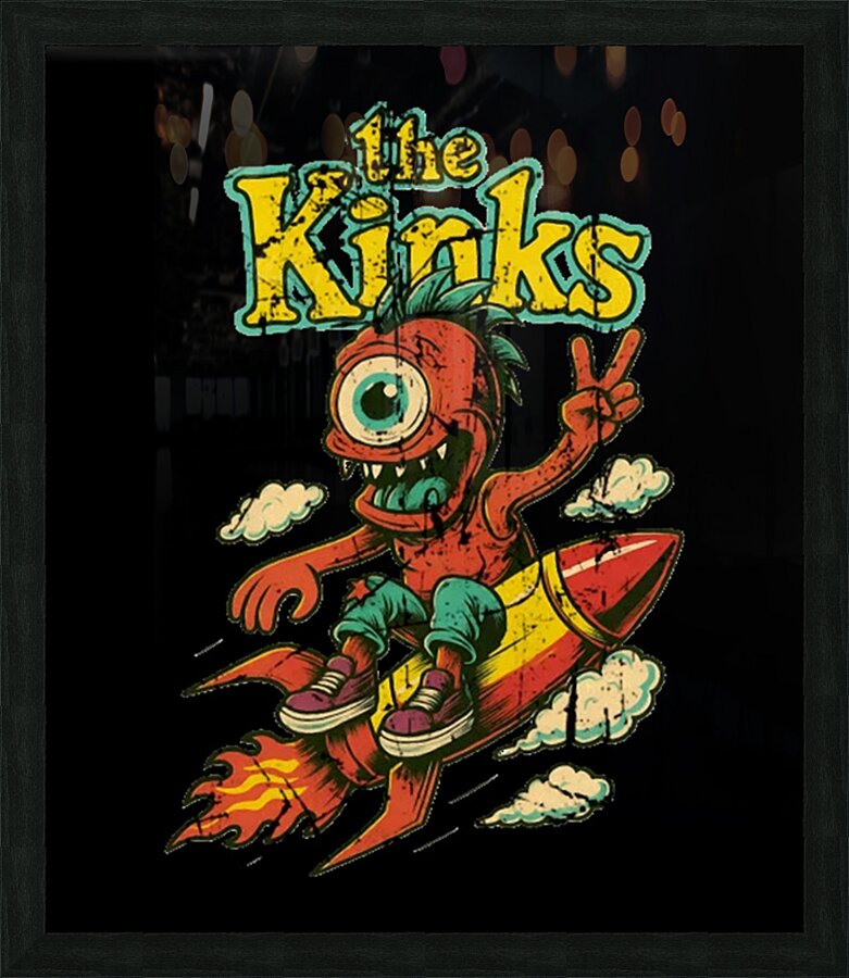 Kinks 17 Picture Frame print