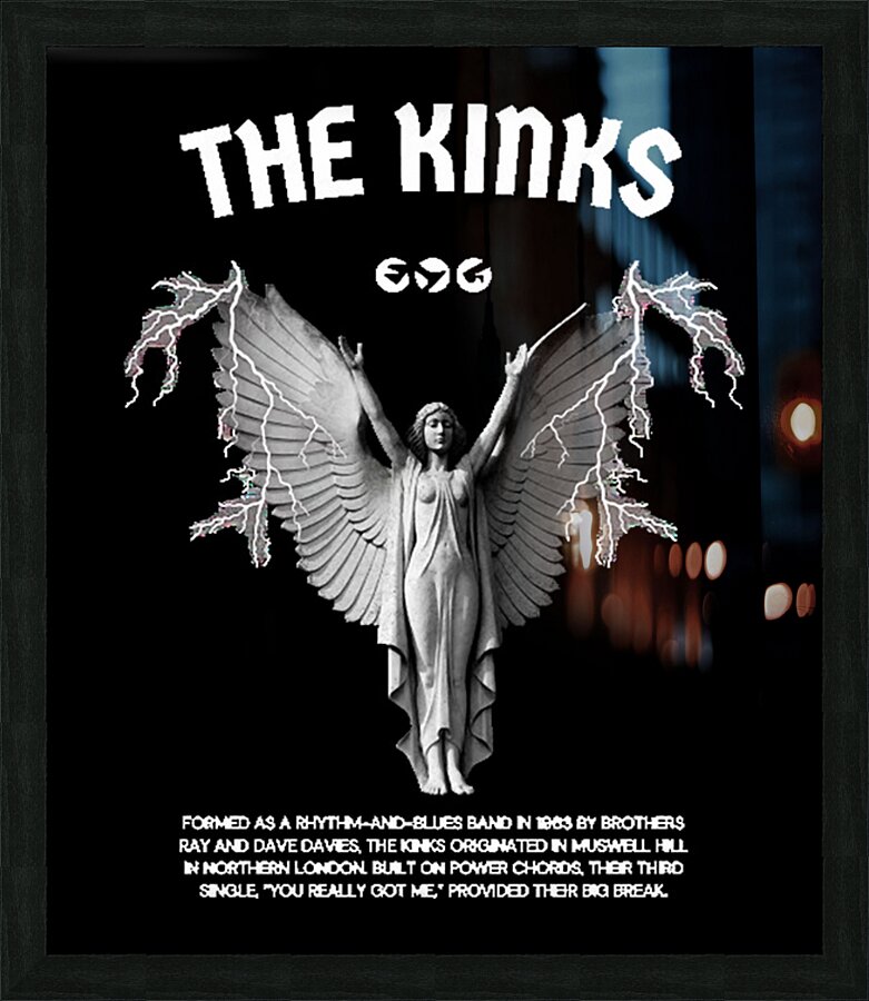 Kinks 22 Picture Frame print