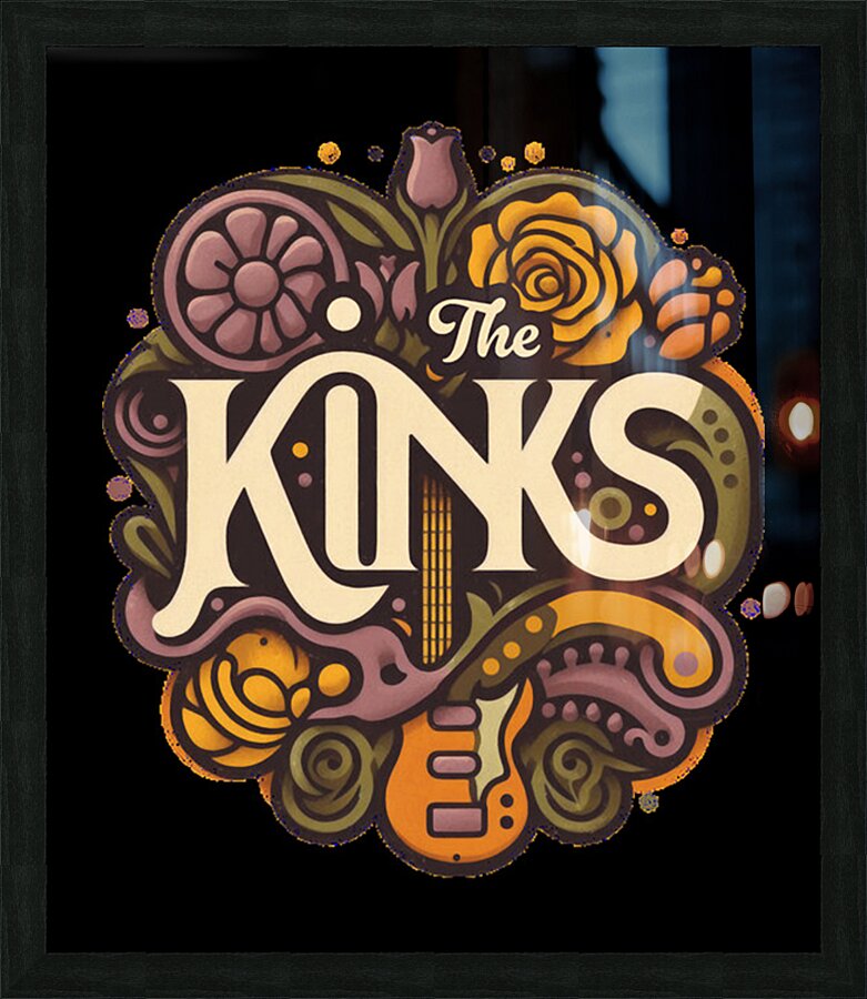 Kinks 23 Picture Frame print
