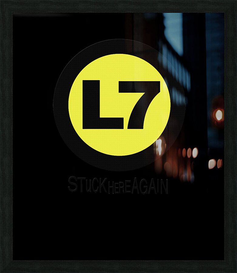 L7 9 Picture Frame print