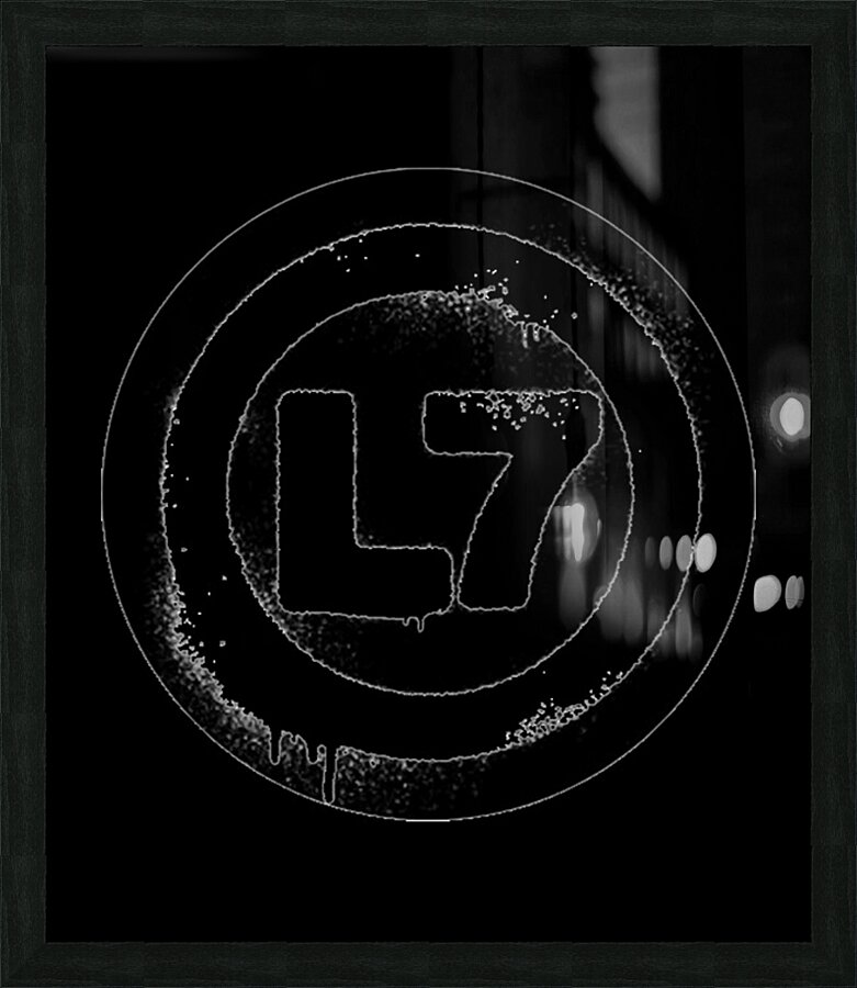 L7 19 Picture Frame print