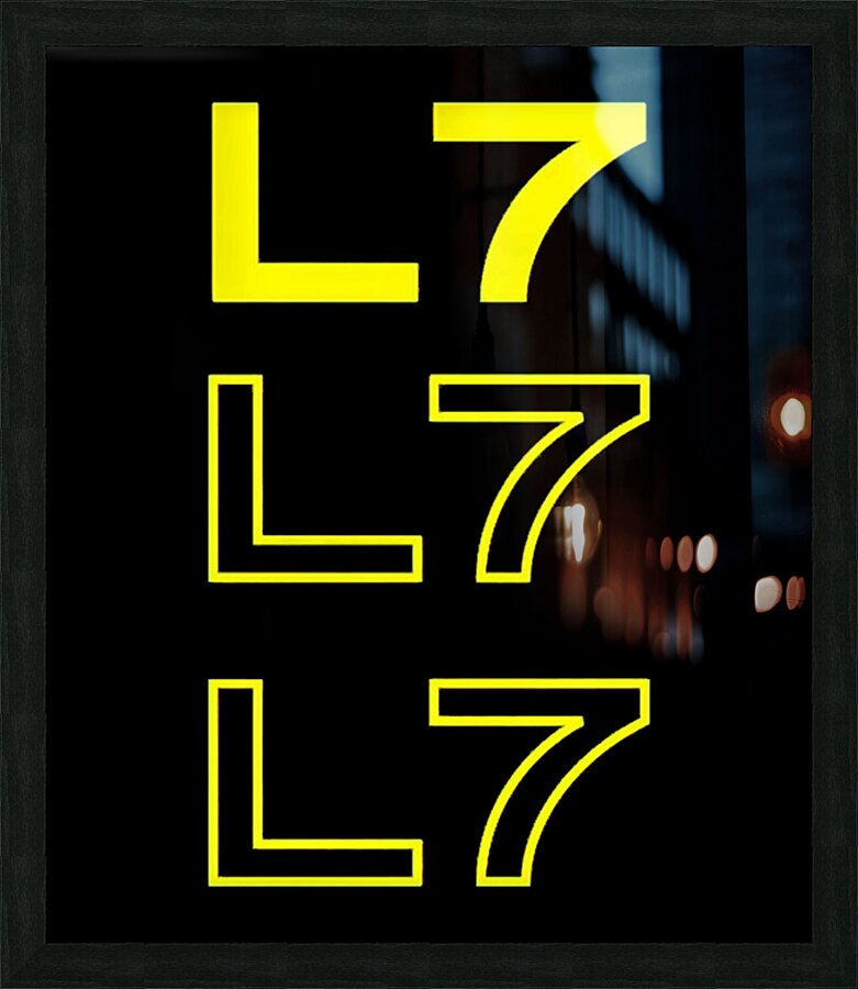 L7 20 Picture Frame print