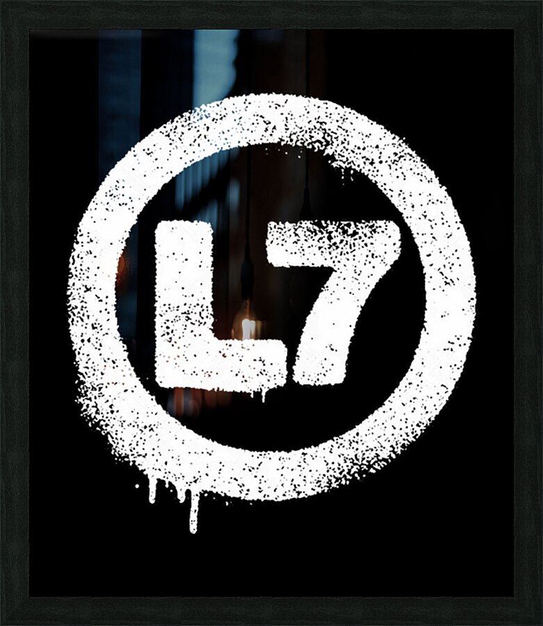 L7 21 Picture Frame print