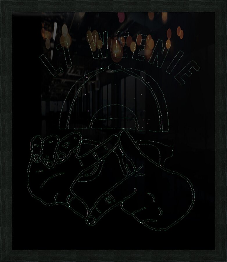 L7 39 Picture Frame print