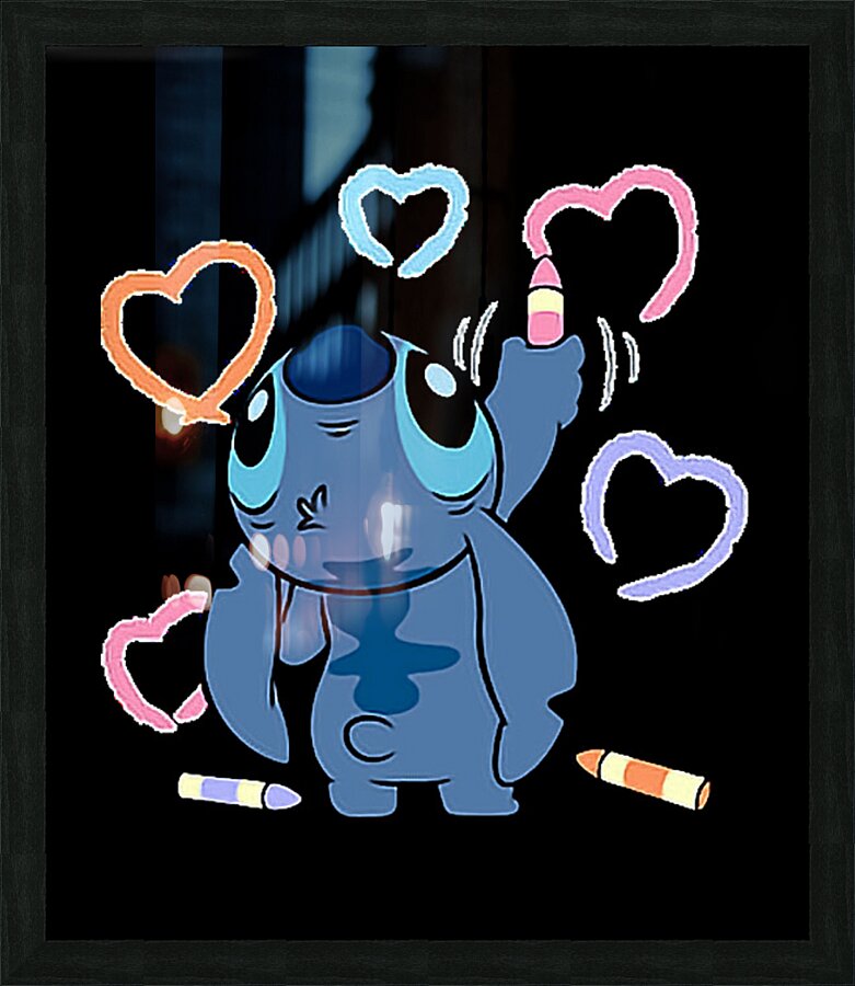 Lilo & Stitch 7 Picture Frame print