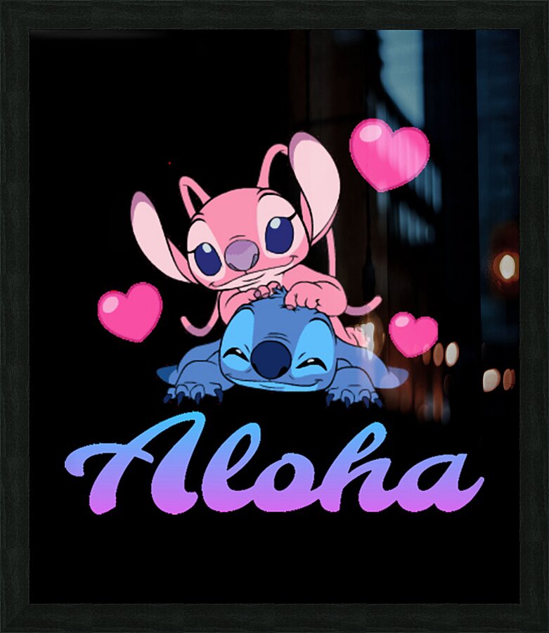 Lilo & Stitch 30 Picture Frame print