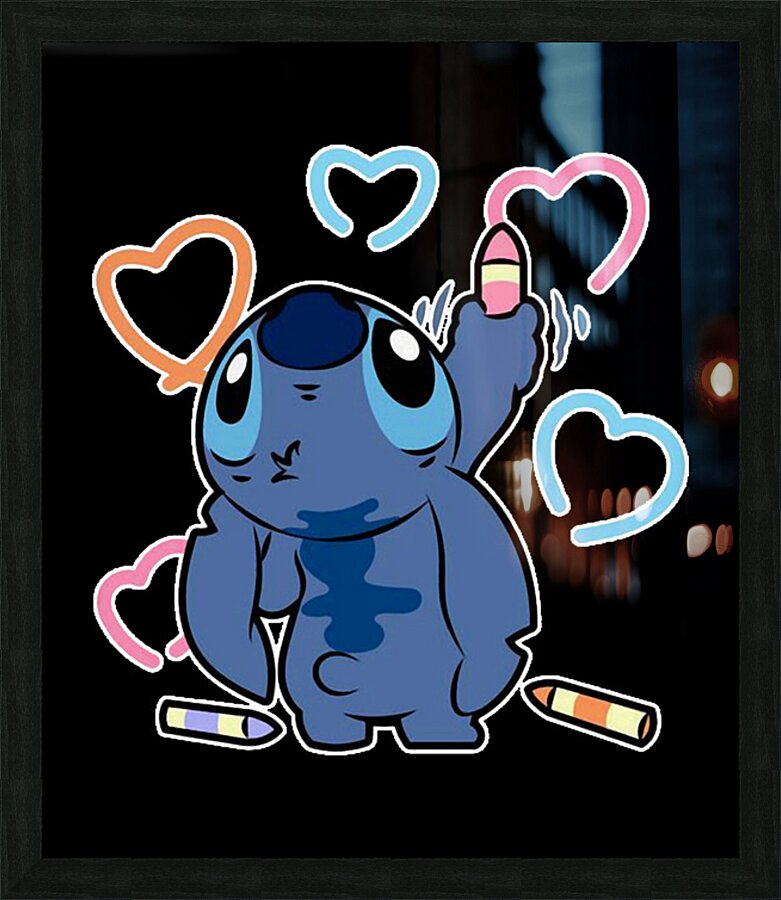 Lilo & Stitch 40 Picture Frame print