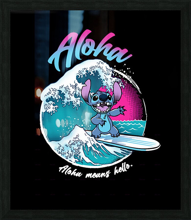 Lilo & Stitch 41 Picture Frame print