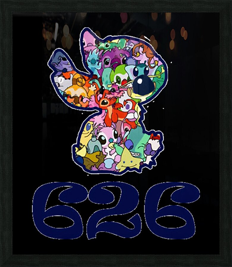 Lilo & Stitch 50 Picture Frame print