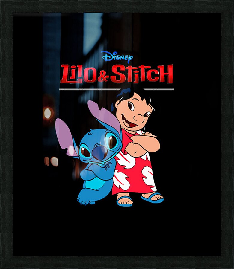Lilo & Stitch 3 Picture Frame print