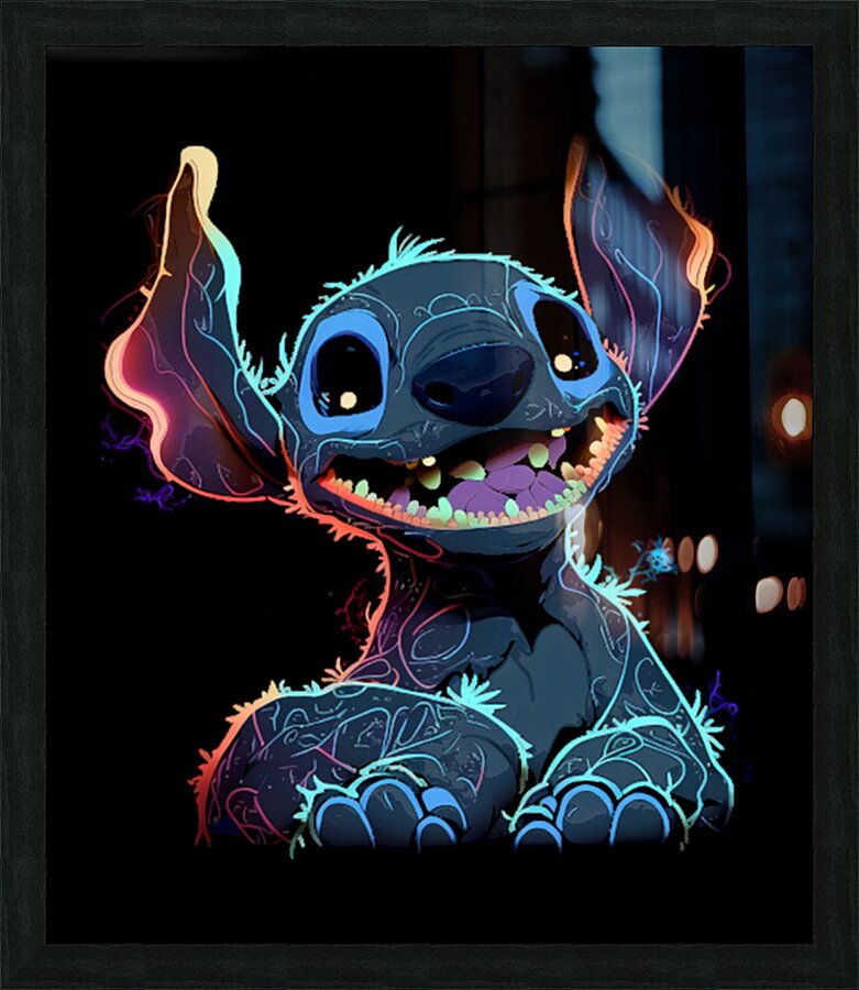 Lilo & Stitch 4 Picture Frame print