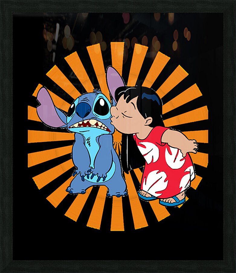 Lilo & Stitch 9 Picture Frame print