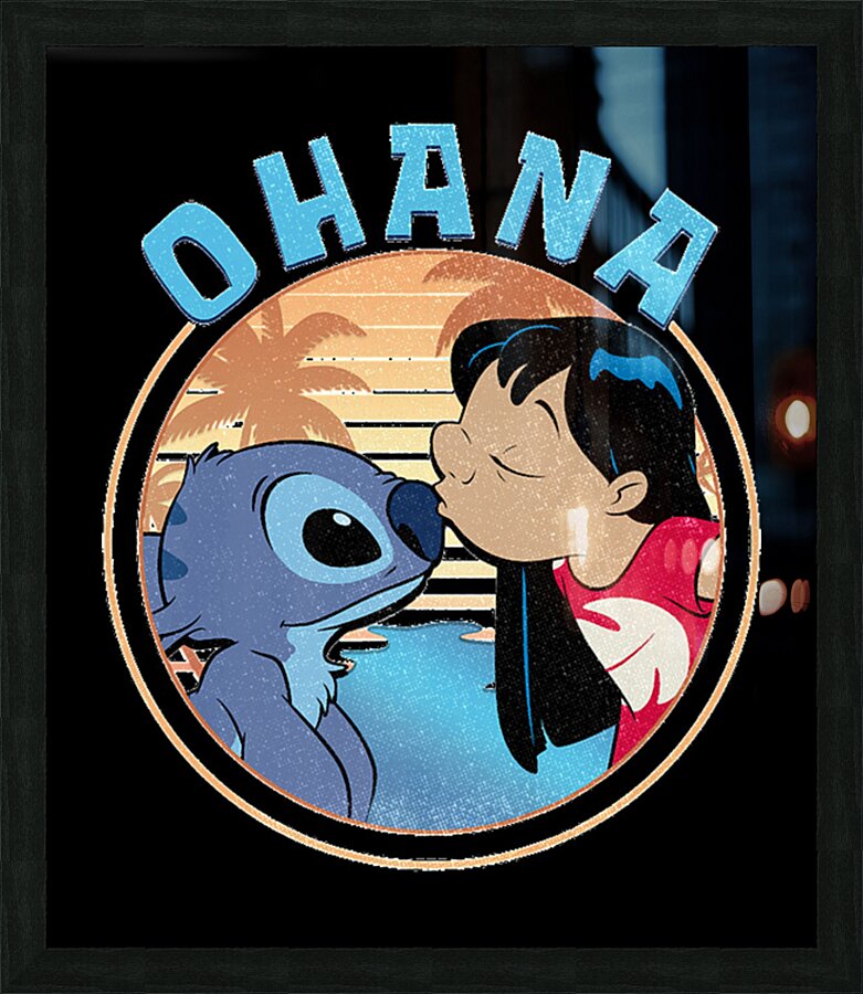 Lilo & Stitch 4 Picture Frame print