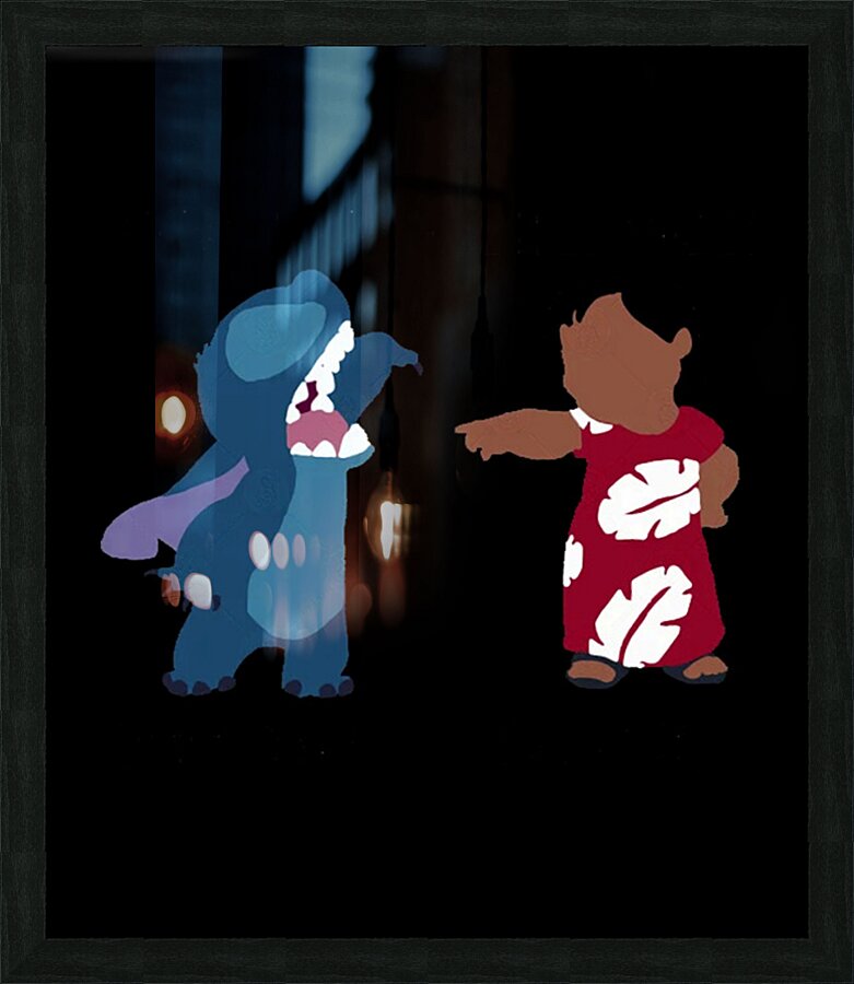 Lilo & Stitch 6 Picture Frame print