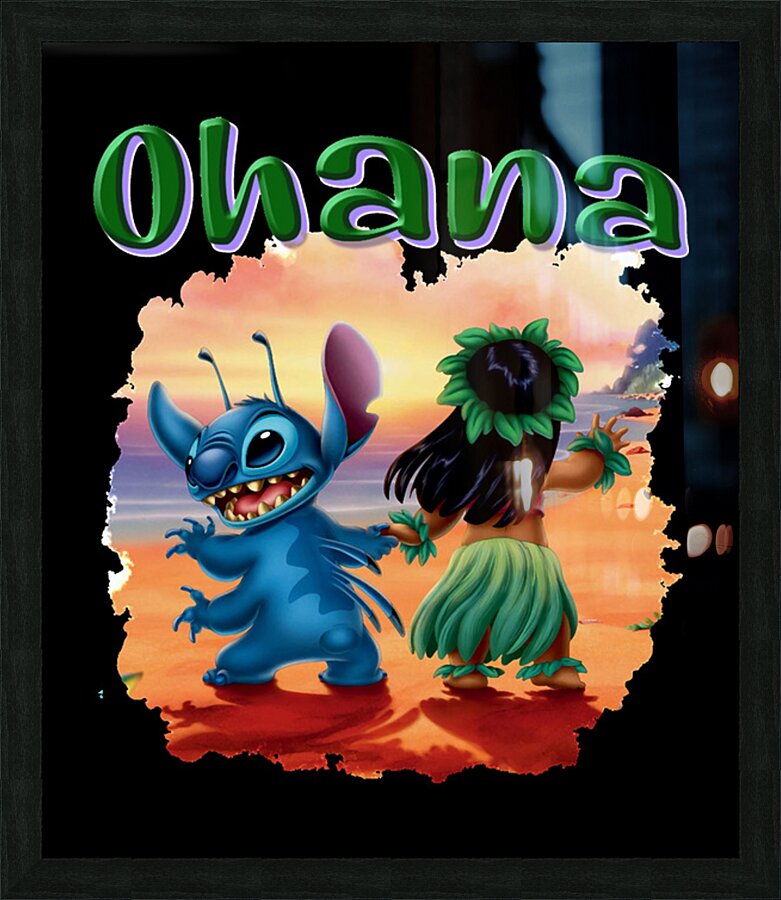 Lilo & Stitch 9 Picture Frame print