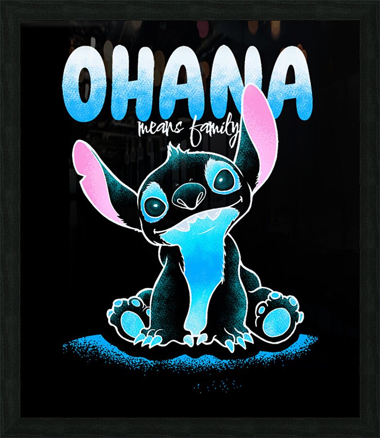 Lilo & Stitch 12 Picture Frame print