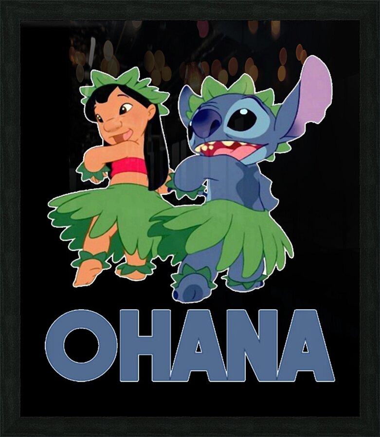Lilo & Stitch 13 Picture Frame print