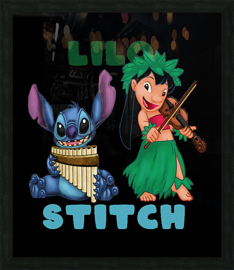 Lilo & Stitch 24 Picture Frame print