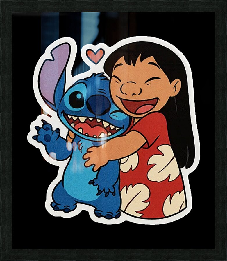 Lilo & Stitch 25 Picture Frame print