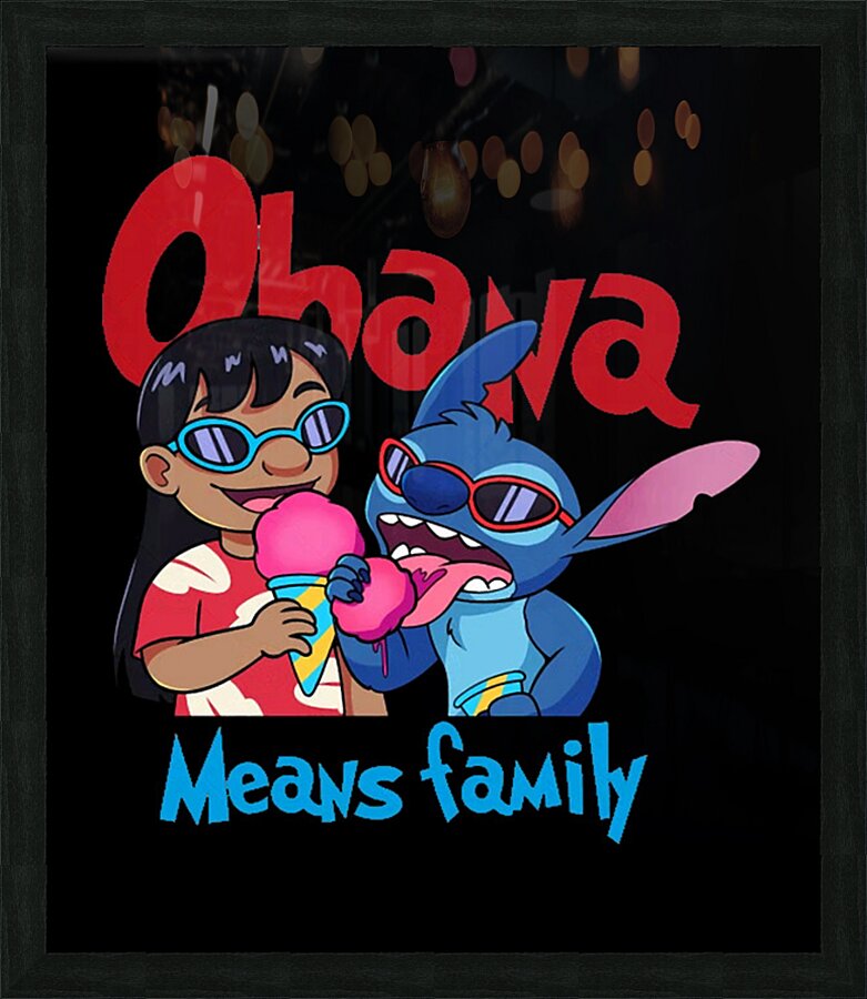 Lilo & Stitch 49 Picture Frame print