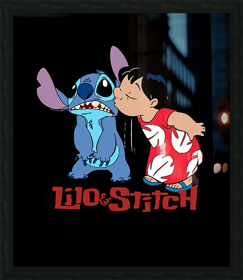 Lilo & Stitch 62 Picture Frame print