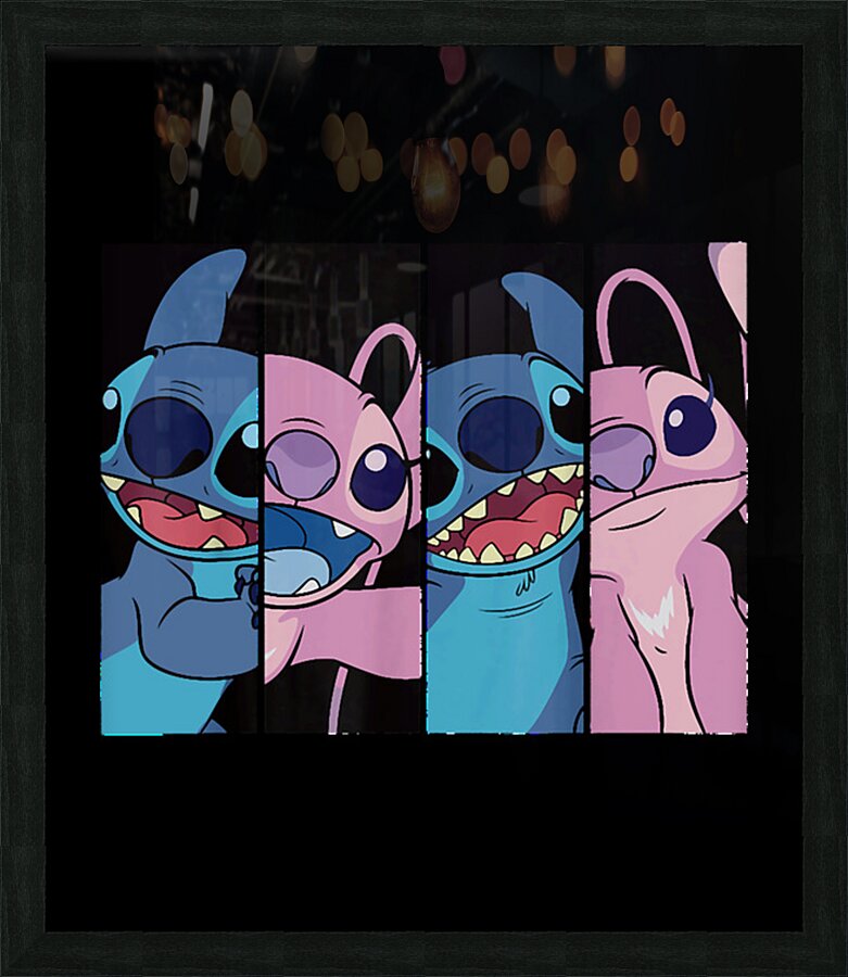 Lilo & Stitch 4 Picture Frame print