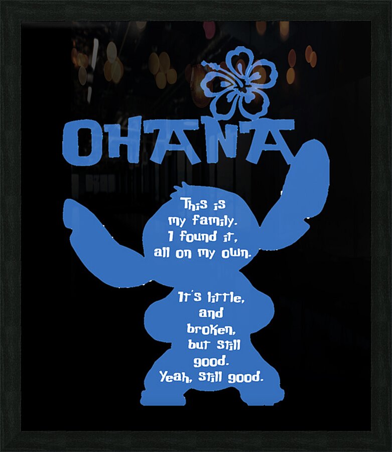 Lilo & Stitch 9 Picture Frame print