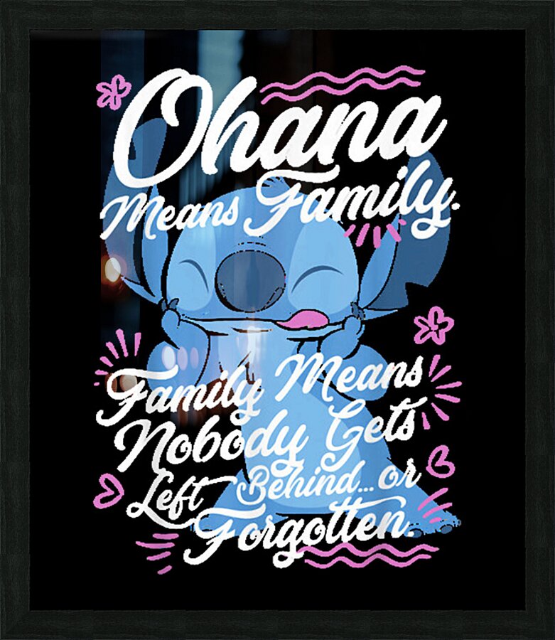 Lilo & Stitch 21 Picture Frame print
