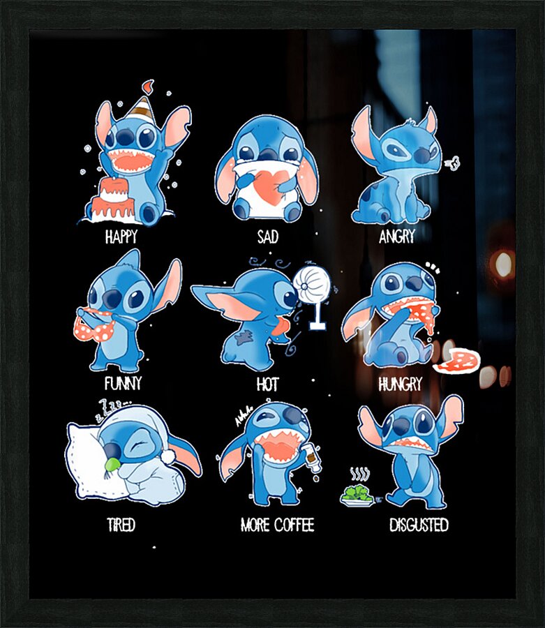 Lilo & Stitch 55 Picture Frame print