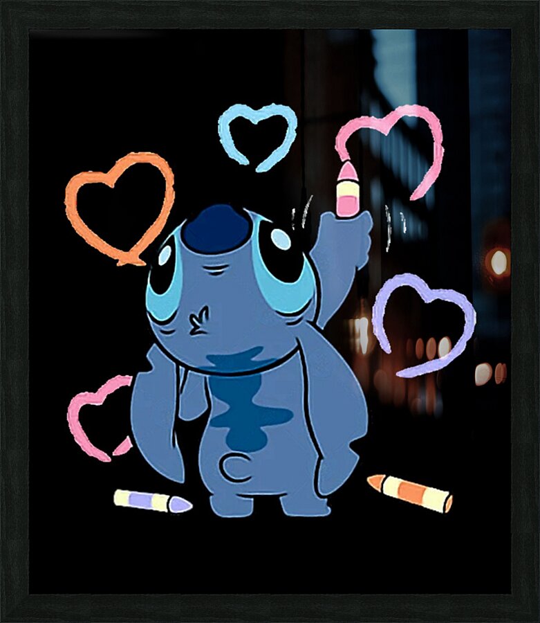 Lilo & Stitch 48 Picture Frame print