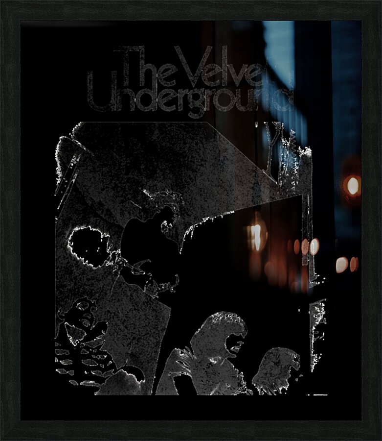 Lou Reed 13 Picture Frame print
