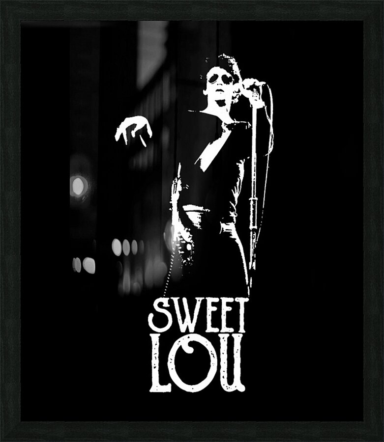 Lou Reed 42 Picture Frame print