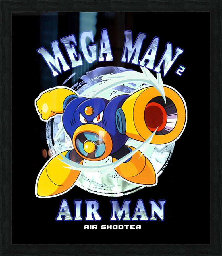 Mega Man 1 Picture Frame print