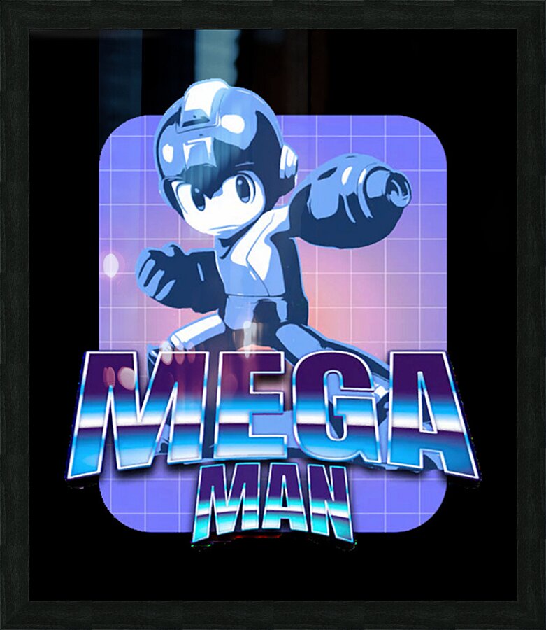 Mega Man 5 Picture Frame print