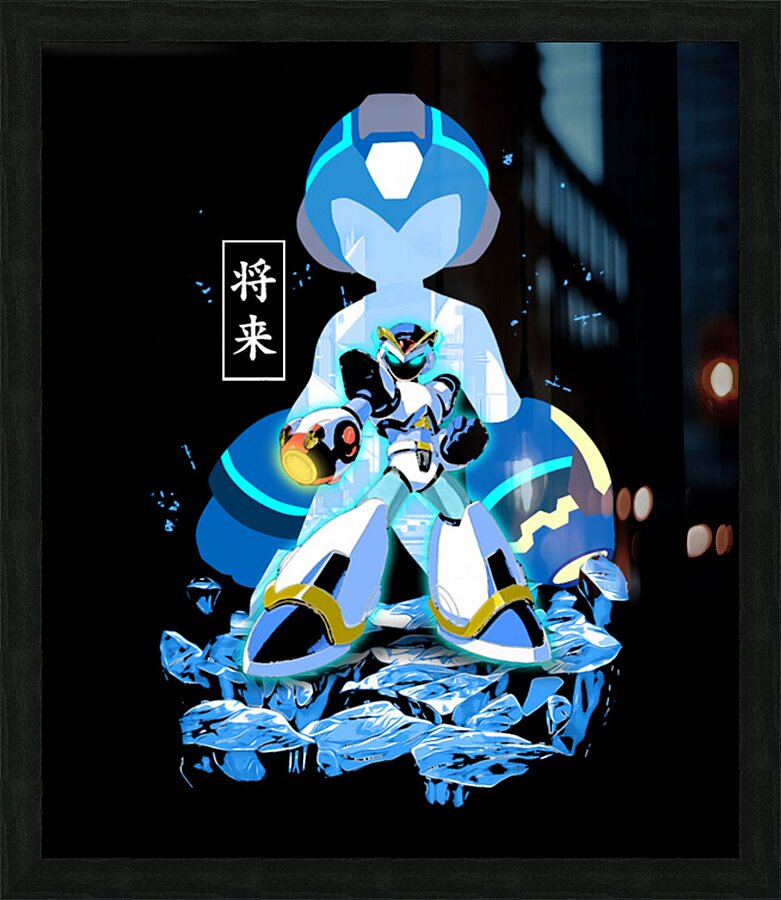 Mega Man 6 Picture Frame print