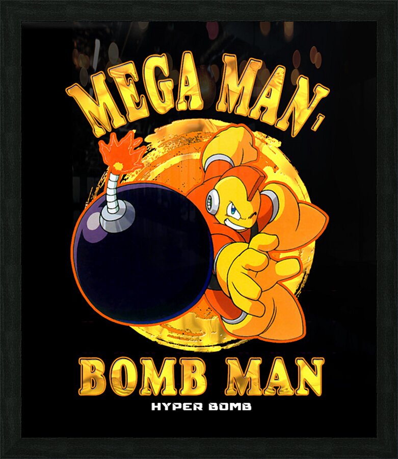 Mega Man 12 Picture Frame print