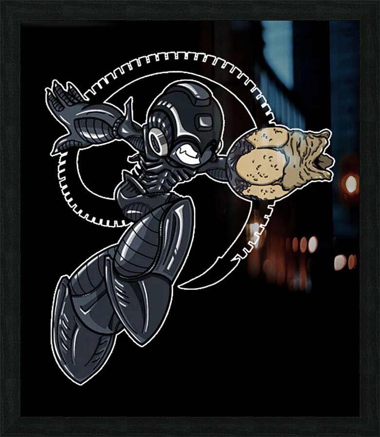 Mega Man 15 Picture Frame print