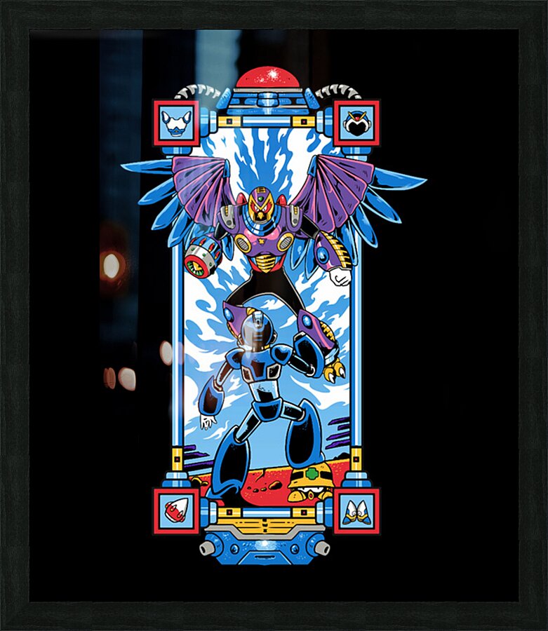 Mega Man 16 Picture Frame print