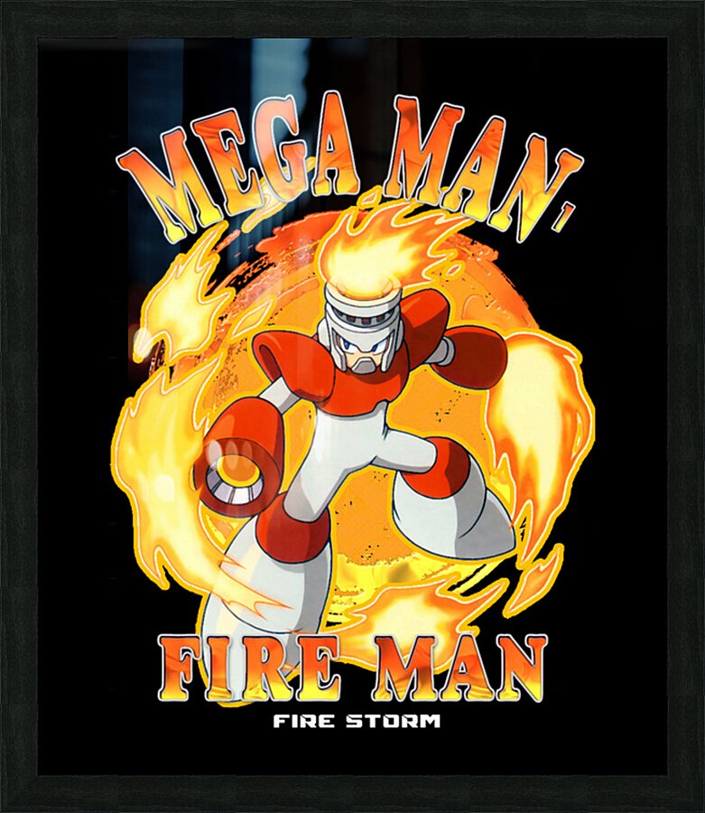 Mega Man 18 Picture Frame print