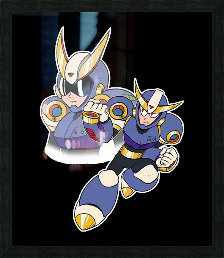 Mega Man 20 Picture Frame print