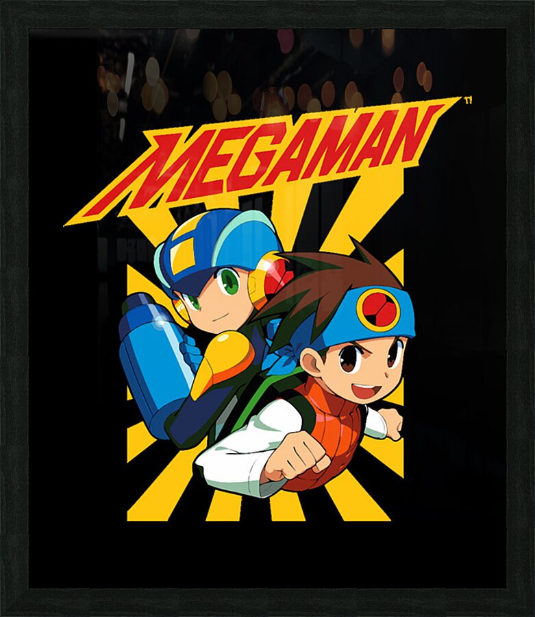 Mega Man 22 Picture Frame print