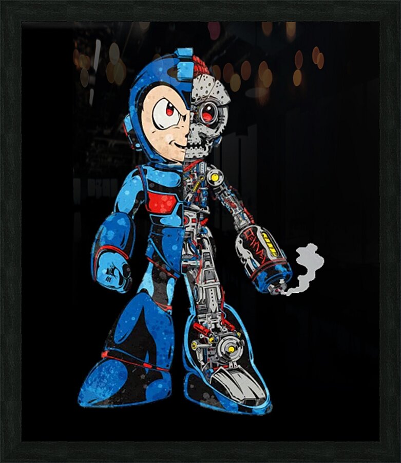 Mega Man 26 Picture Frame print