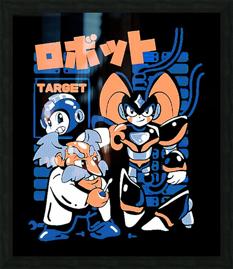 Mega Man 27 Picture Frame print