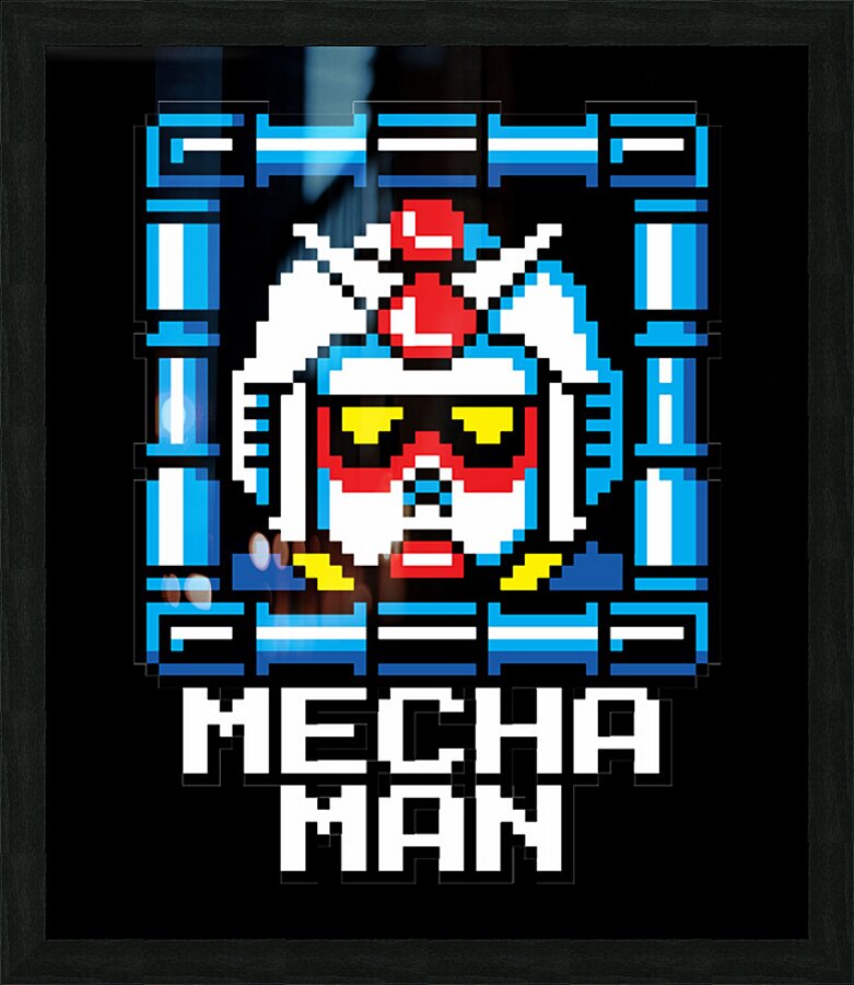 Mega Man 28 Picture Frame print